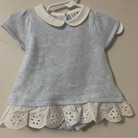 NWT Janie and Jack Eyelet Sweater Set - Picture 4 of 7